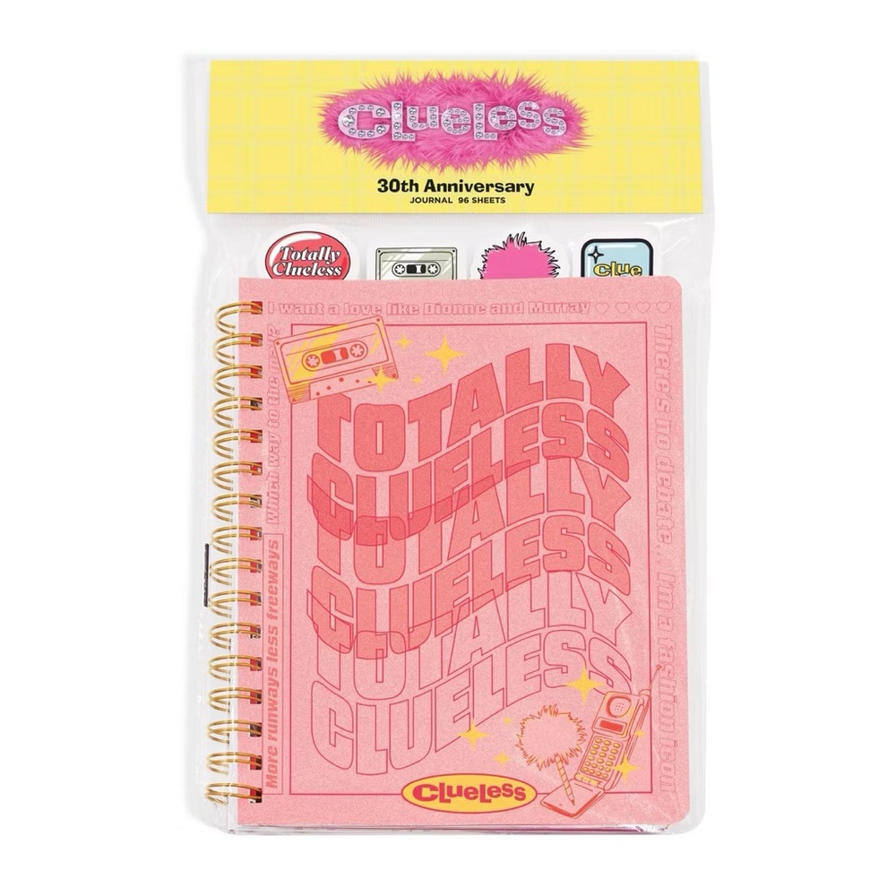 Clueless Pink Spiral Notebook